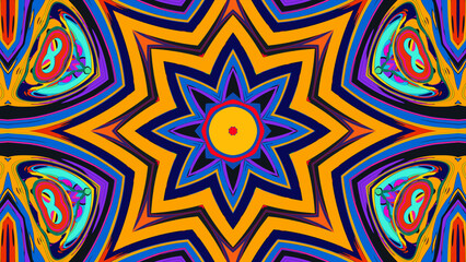 Abstract symmetrical pattern