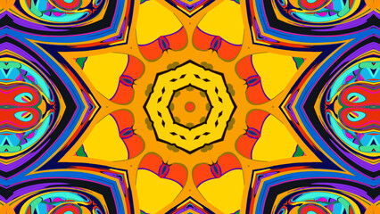 Abstract symmetrical pattern