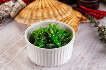 Japanese Chuka Wakame with sesame seeds