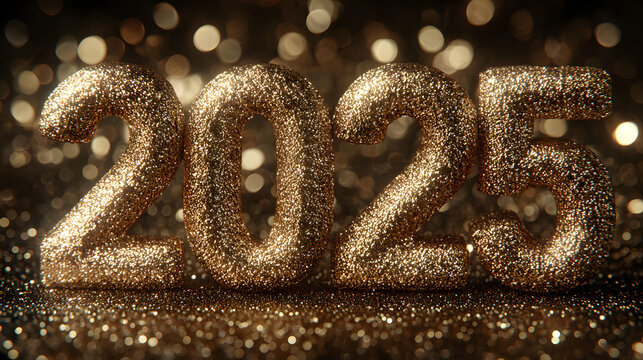 Carte de voeux animée pour souhaiter une Bonne année en français 2026 chic et simple, disparition de 2025 et apparition de 2026