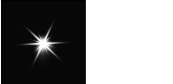 Shine glowing stars. Vector White Sparks isolated ،White Lens Flare Effect: Starburst Light Overlay PNG & Vector,White beautiful light explosion effect with transparent glow radiant burst isolated