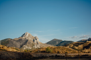 Rocky Peak Near the Cantabrian Mountains, Asturias Spain