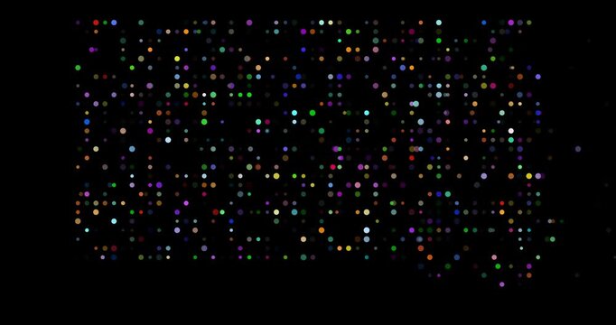 Flowing Circles Depicting the South Dakota Geographic Map Video