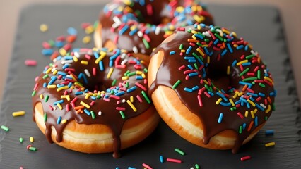 donut with sprinkles