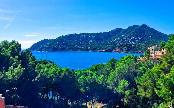 Coast of Mallorca Island.