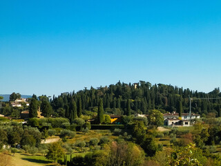 Countryside in Tuscany Italy.