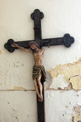Cross in the parish church Sveti George in Durdic, Croatia