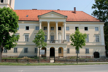 Bishop's Palace, Greek Catholic Cathedral of the Holy Trinity in Krizevci, Croatia