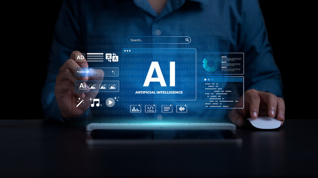 AI Content Generation and AI-Powered Social Media Automation for SEO articles, AI Assistant created generate art, text, video, audio and review in content marketing. digital marketing, advertising.