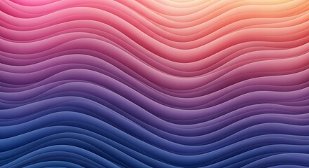 Vibrant abstract wavy gradient lines creating a smooth colorful flowing background texture