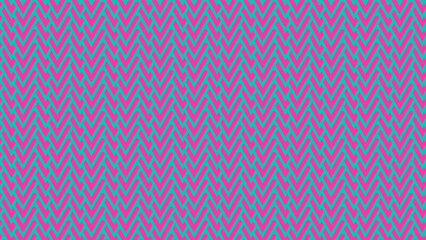 Seamless Zigzag Chevron Pattern in Pink and Turquoise