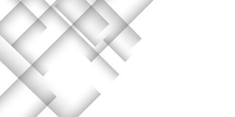 Abstract modern geometric diagonal lines background with grey and white square Element on light silver modern design for poster, banner, wallpaper, mockup, flyer, and report. Vector illustration.