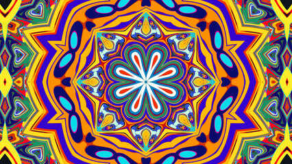 Abstract symmetrical pattern