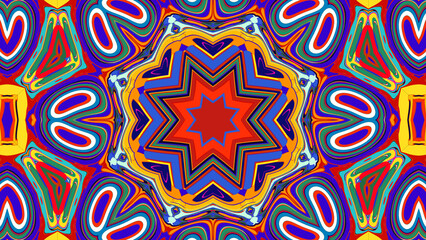 Abstract symmetrical pattern