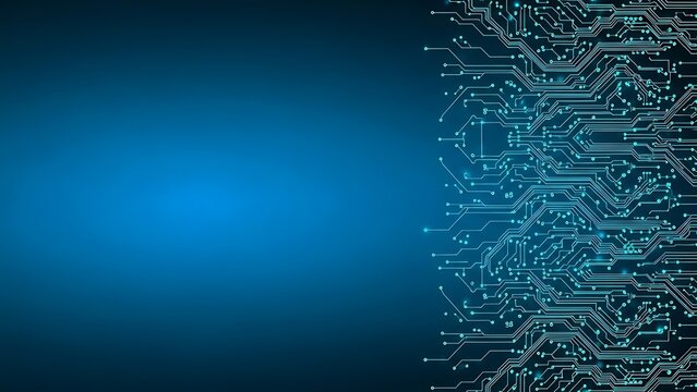 abstract blue background - Powered by Adobe