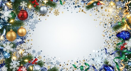 Festive christmas celebration decor winter wonderland graphic design vibrant environment close-up viewpoint holiday joy and cheer