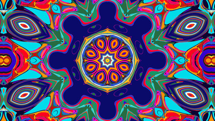 Abstract symmetrical pattern