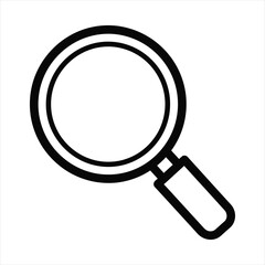 vector magnifying glass icon