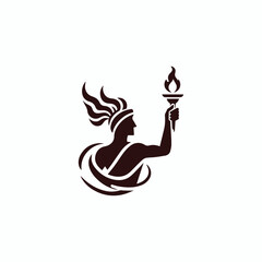 Obraz premium Modern Prometheus Logo