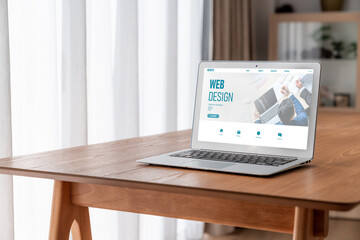 Website design software provide modish template for online retail business and e-commerce