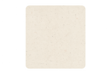 Blank square beer card with rounded corners showing texture, ready for custom branding or promotion