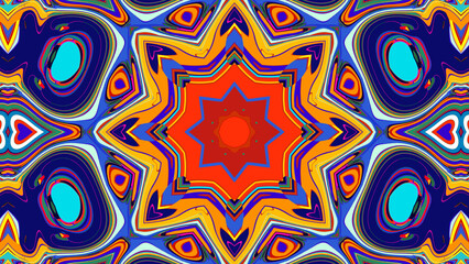 Abstract symmetrical pattern