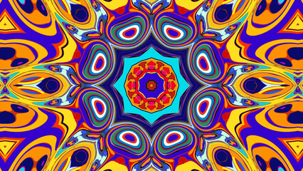 Abstract symmetrical pattern