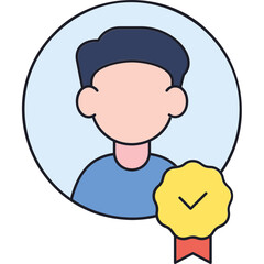 Profile Badge Sticker