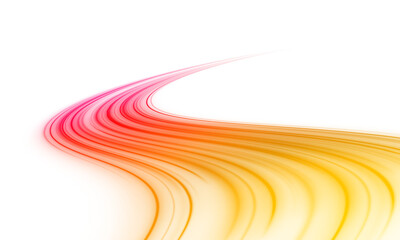 Dynamic orange sparks spiral around a glowing circle, adding energy and motion. The neon effect enhances visual intensity. Ideal for modern digital artwork. PNG