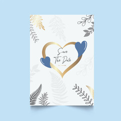 Creative cards with golden sequins and hand drawn tropical plants. Design for greeting card, brochure, cover, invitation and more.