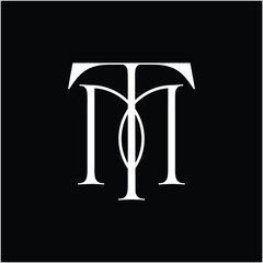 T M logo design