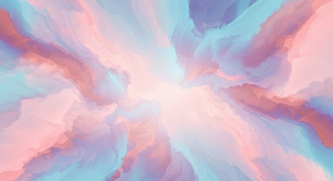 Abstract pastel swirls of light and color