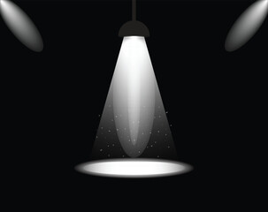 Bokeh Light Spot Overlay, Abstract Light Spot Pattern, Bright Spark Light Spot Design.