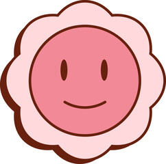 Groovy Smile Flower