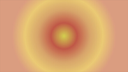 Abstract Warm Radial Gradient Background in Yellow Red and Soft Peach Colors