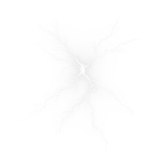 Dynamic PNG Overlay with Electric Lightning Effect on transparent background