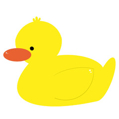 黄色いアヒルのおもちゃ