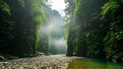 Jungle River Purified” – Tracking Shot Style