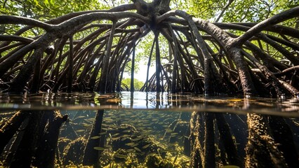 Mangrove Sanctuary Restored” – Low-Angle Steadicam Feel
