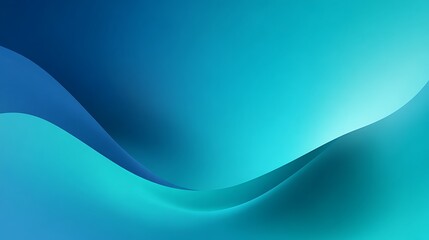 Minimal blue-to-teal gradient background with soft glow rising from the bottom, upper two-thirds clean for business headlines, branding, and CTA, ideal for presentation use