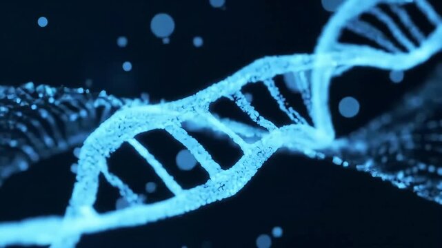 Twisted Helix A Captivating DNA Strand Visualization