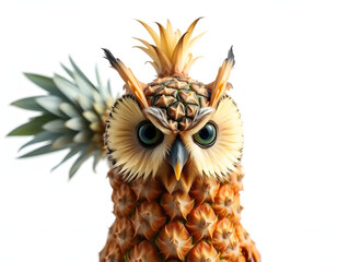 Pineapple Owl Hybrid (Close-up Portrait)
