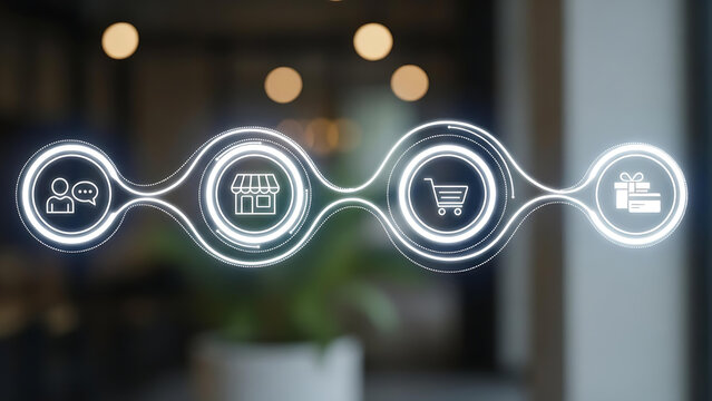 Seamless online shopping experience with streamlined customer support, secure payments, and rewarding loyalty programs for a delightful digital journey.