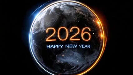 This clip shares new year 2026 greetings. It highlights celebrations and messages that connect people celebrating Christmas and welcoming the new year - Powered by Adobe