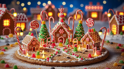 cookies house in christmas