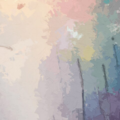 Various oil paintings, flowers, lakes, plum blossom scenery, roses, peonies, forests, dragonflies, mountain courtyards