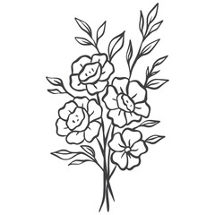 branch of a tree with flowers