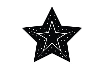 star cluster outline vector icon silhouette illust