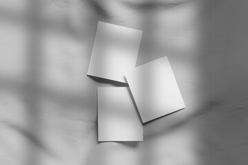 Studio Printed Paper Photo Mockup for showcasing your design to clients