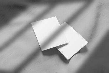 Minimal Printed Paper Photo Mockup for showcasing your design to clients